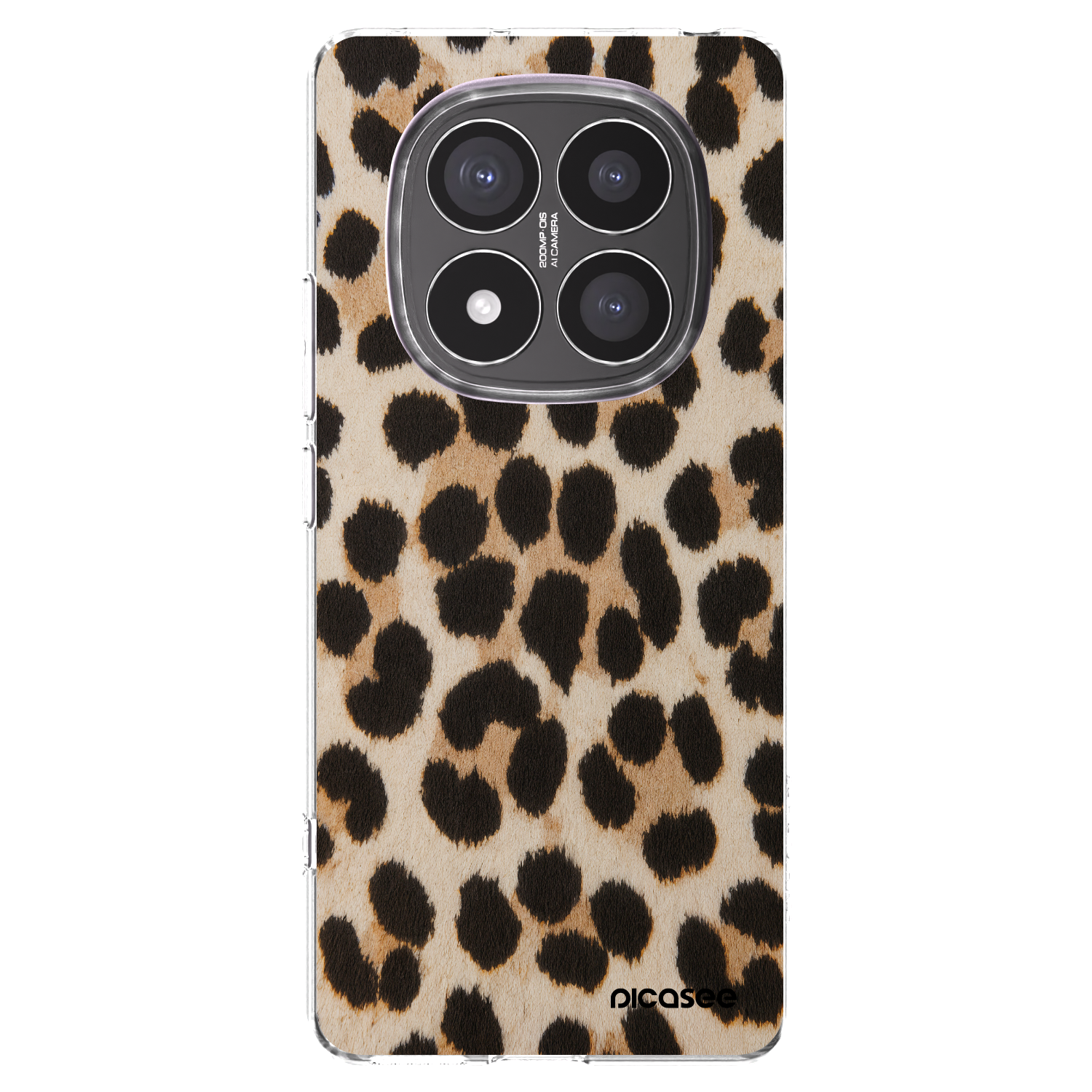 Picasee silikonski prozorni ovitek za Xiaomi Redmi Note 14 Pro+ 5G - Brown Tiger