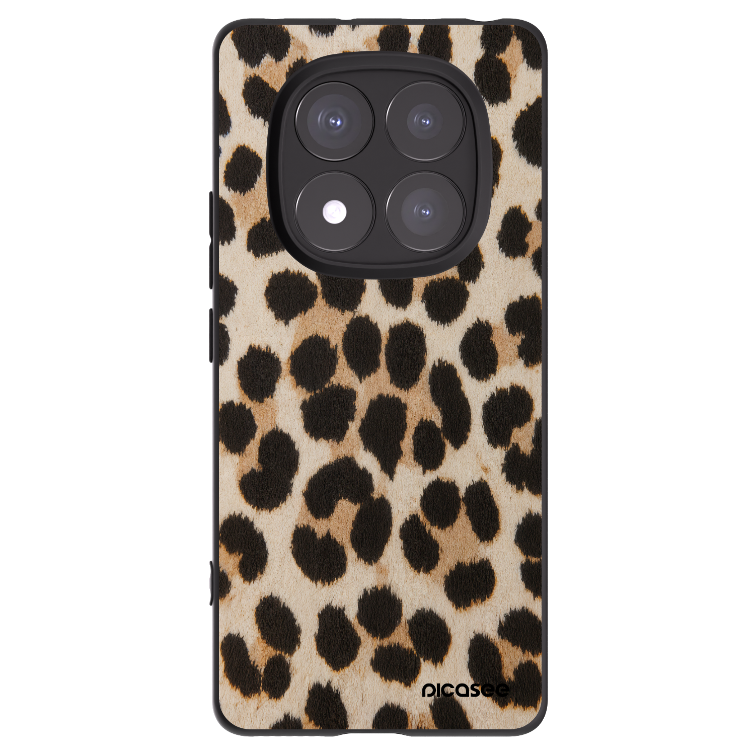 Picasee silikonski črni ovitek za Xiaomi Redmi Note 14 Pro 5G - Brown Tiger