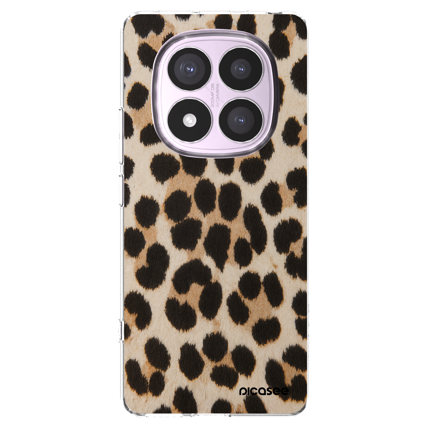 Picasee silikonski prozorni ovitek za Xiaomi Redmi Note 14 Pro 5G - Brown Tiger