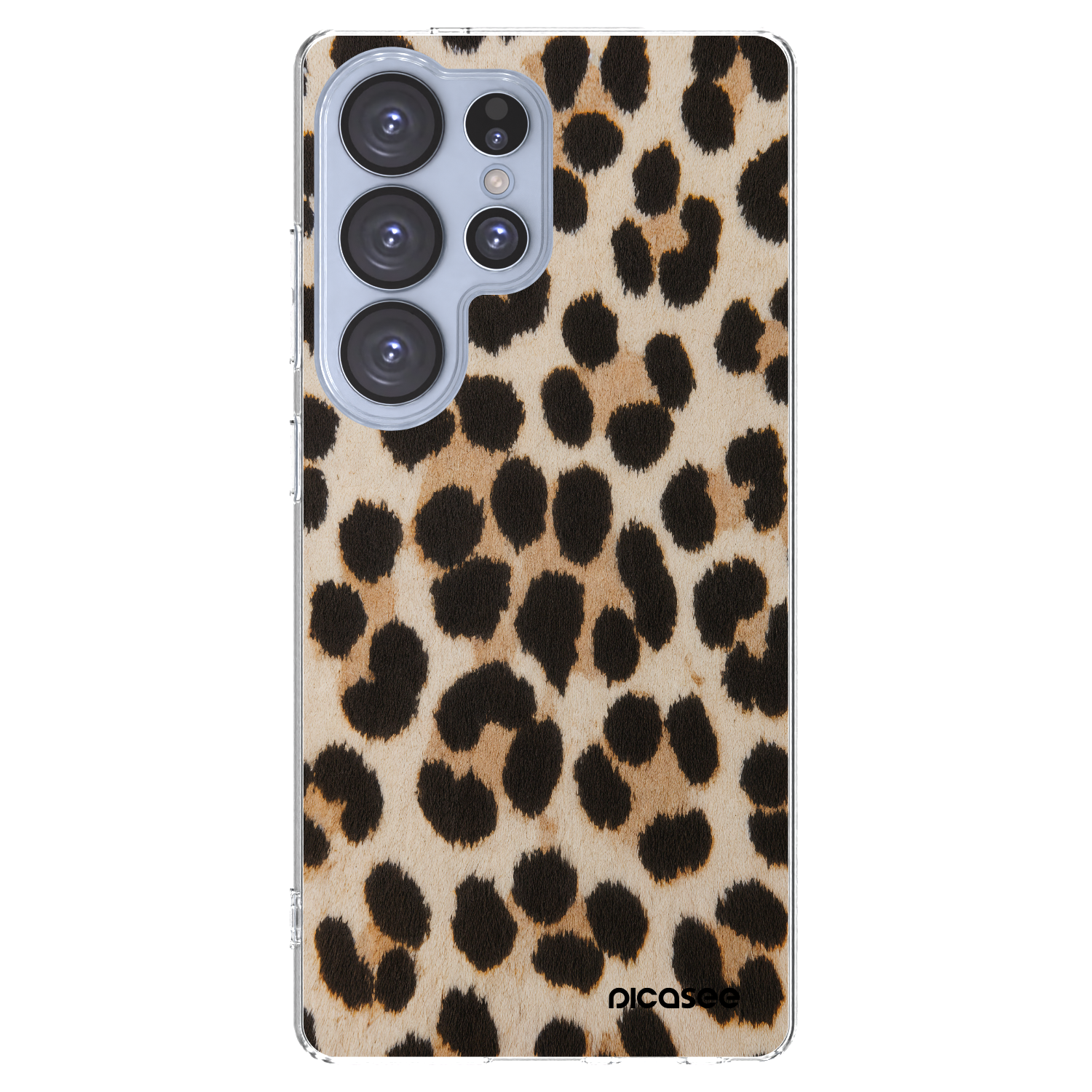 Picasee silikonski prozorni ovitek za Samsung Galaxy S25 Ultra 5G - Brown Tiger