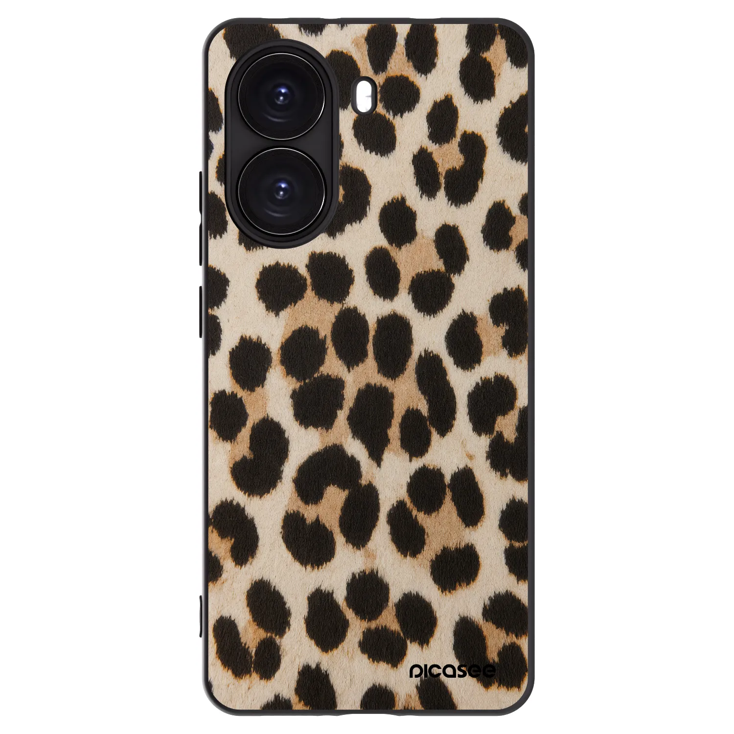 Picasee silikonski črni ovitek za Xiaomi Poco X7 Pro 5G - Brown Tiger