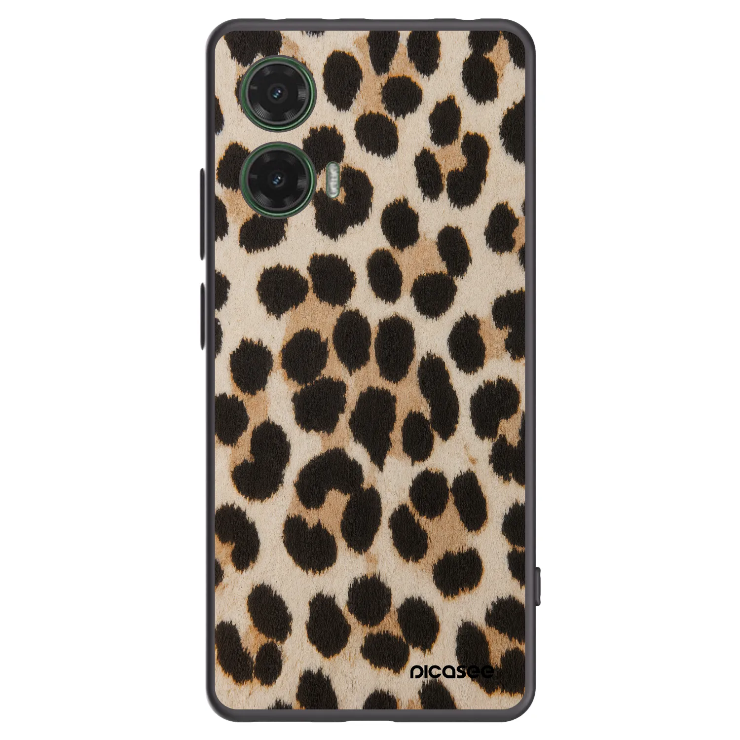 Picasee silikonski črni ovitek za Motorola Moto G35 5G - Brown Tiger