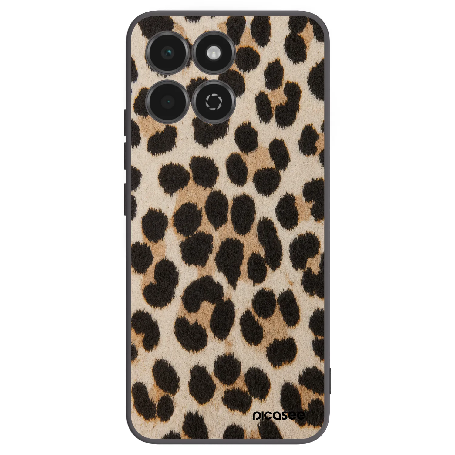 Picasee silikonski črni ovitek za Honor 200 Smart 5G - Brown Tiger