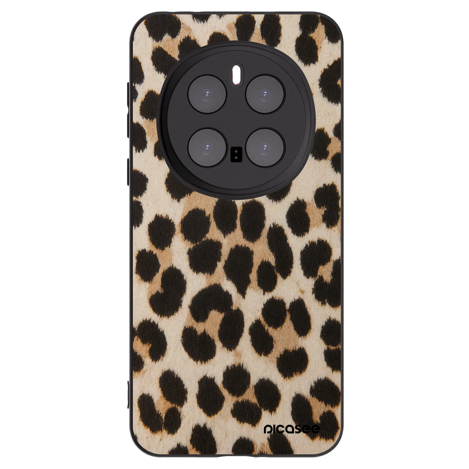 Picasee silikonski črni ovitek za Honor Magic7 Pro 5G - Brown Tiger
