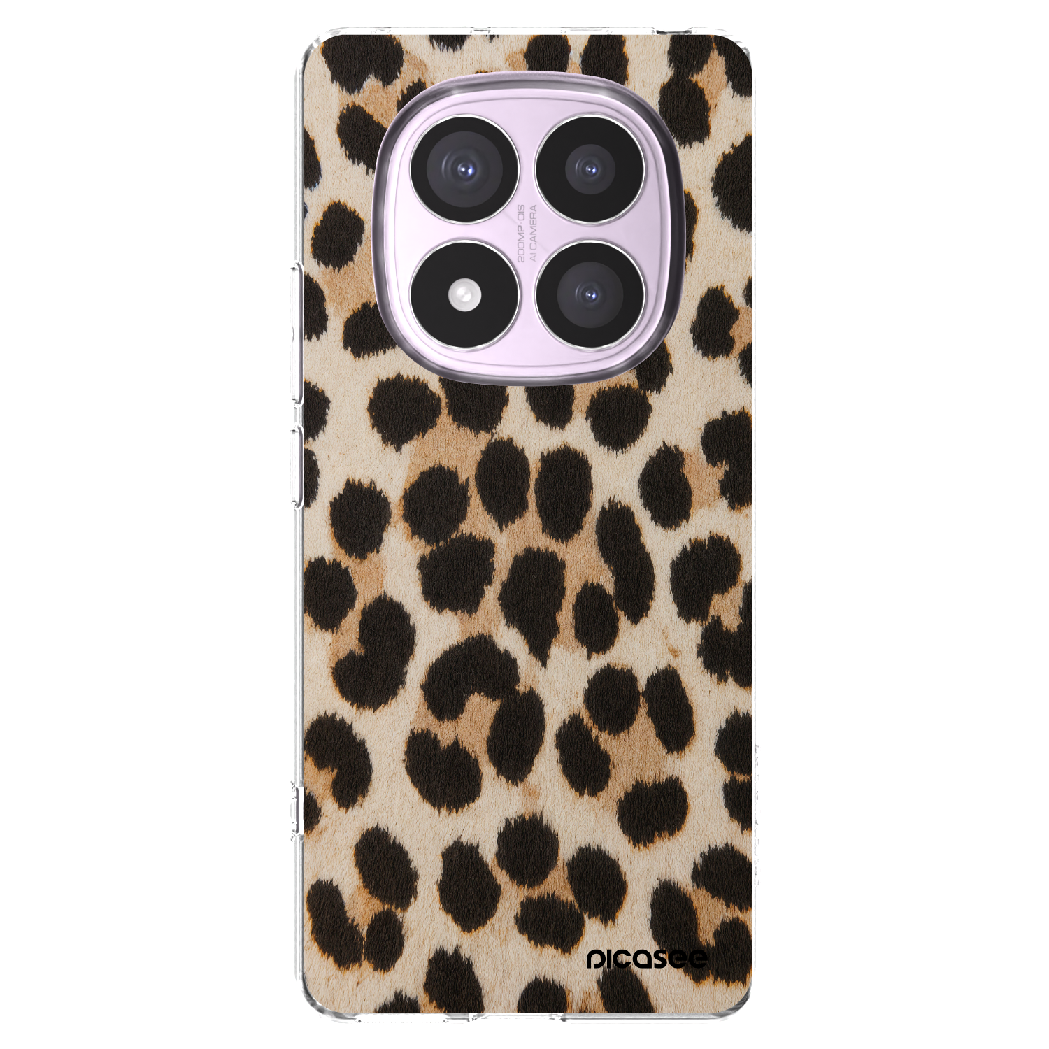Picasee silikonski prozorni ovitek za Xiaomi Redmi Note 14 Pro 4G - Brown Tiger