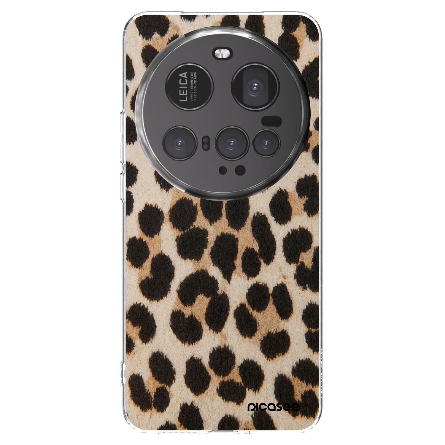 Picasee silikonski prozorni ovitek za Xiaomi 15 Ultra - Brown Tiger