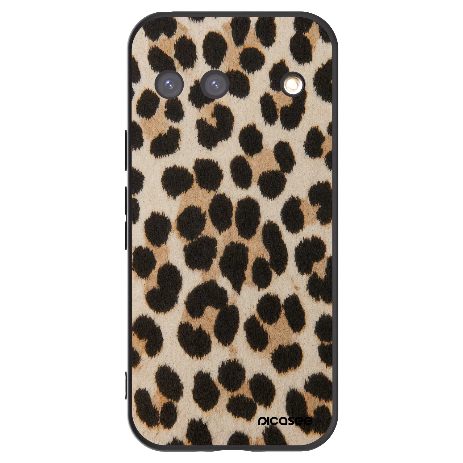 Picasee silikonski črni ovitek za Google Pixel 9 - Brown Tiger