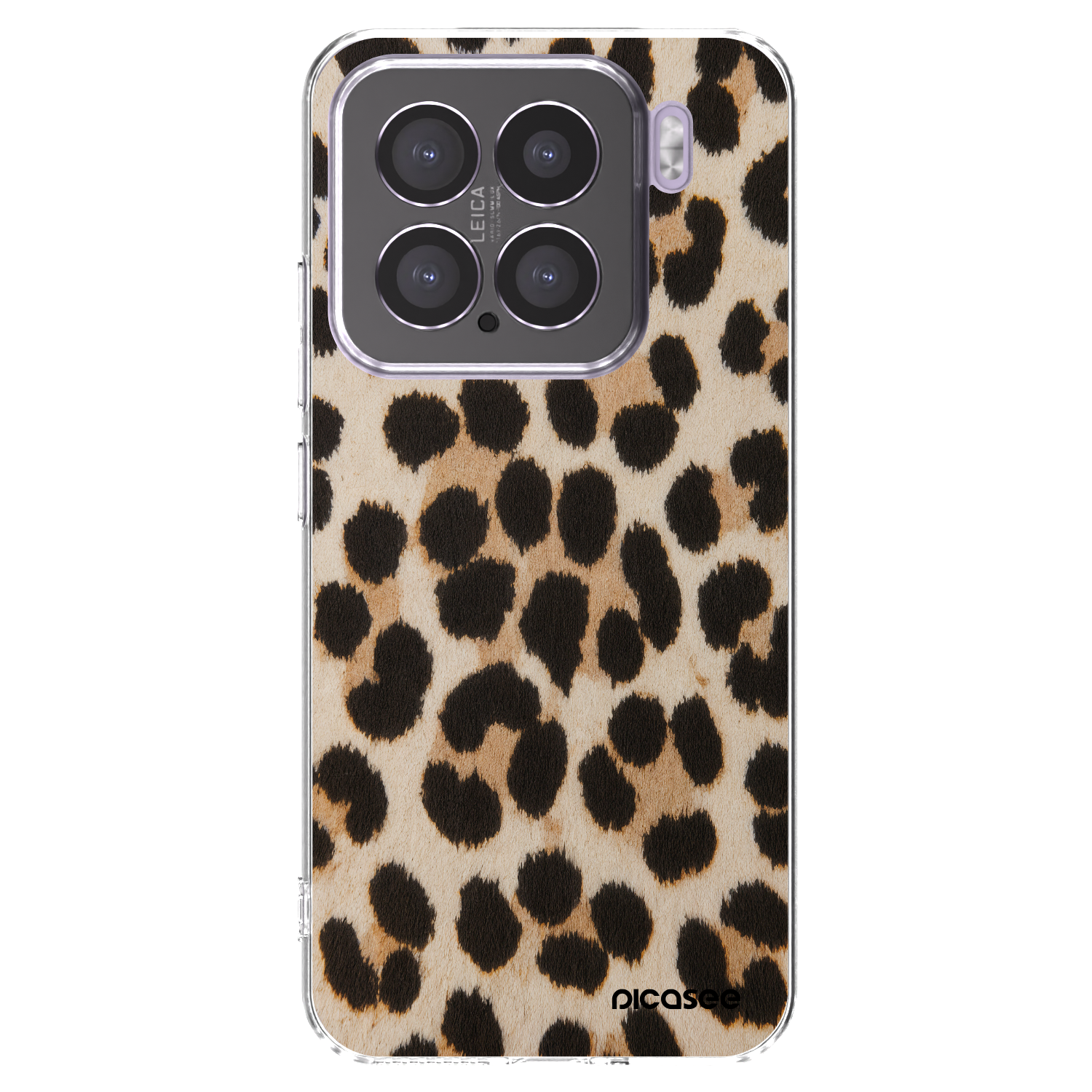 Picasee silikonski prozorni ovitek za Xiaomi 15 - Brown Tiger