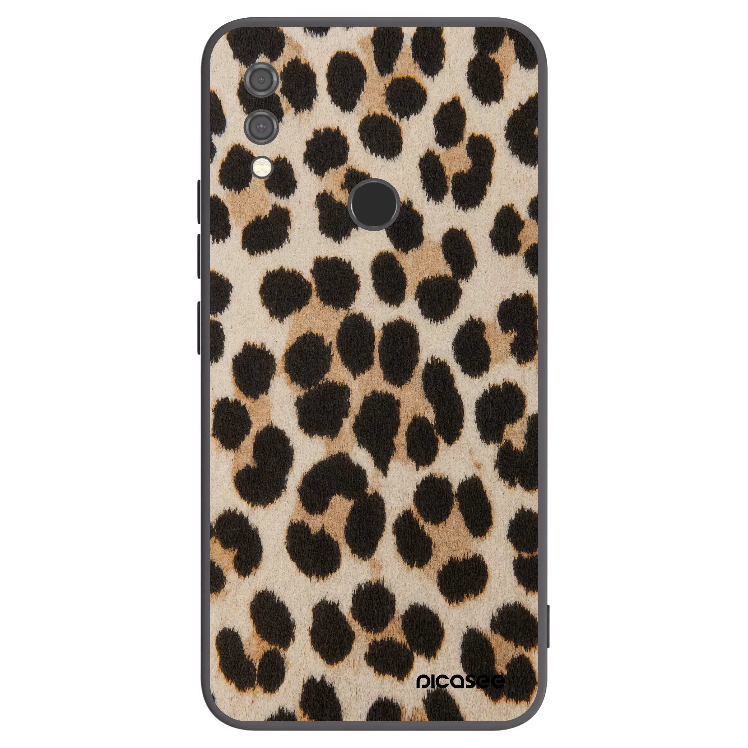 Picasee silikonski črni ovitek za Xiaomi Redmi Note 7 - Brown Tiger