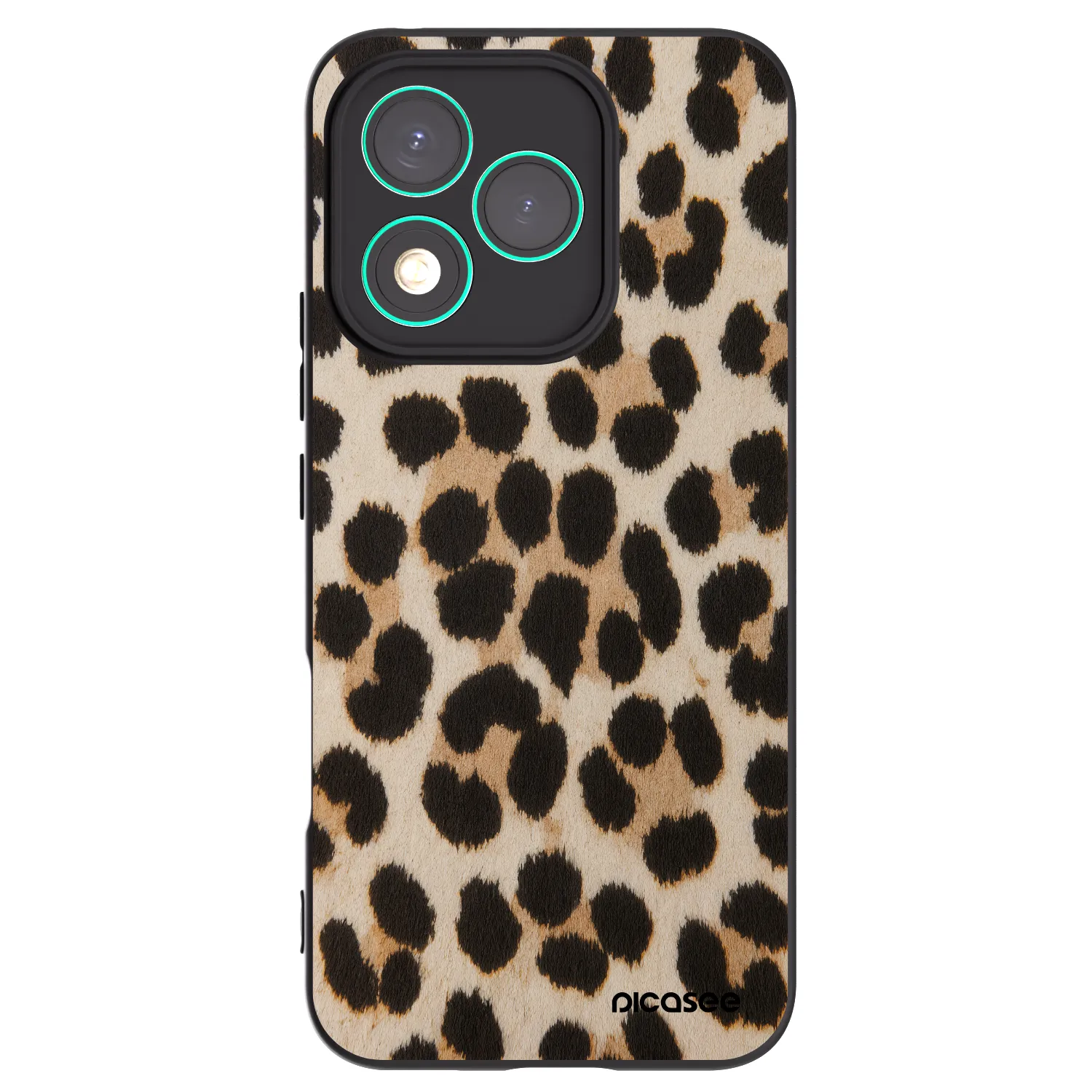 Picasee silikonski črni ovitek za Honor 400 Lite 5G - Brown Tiger