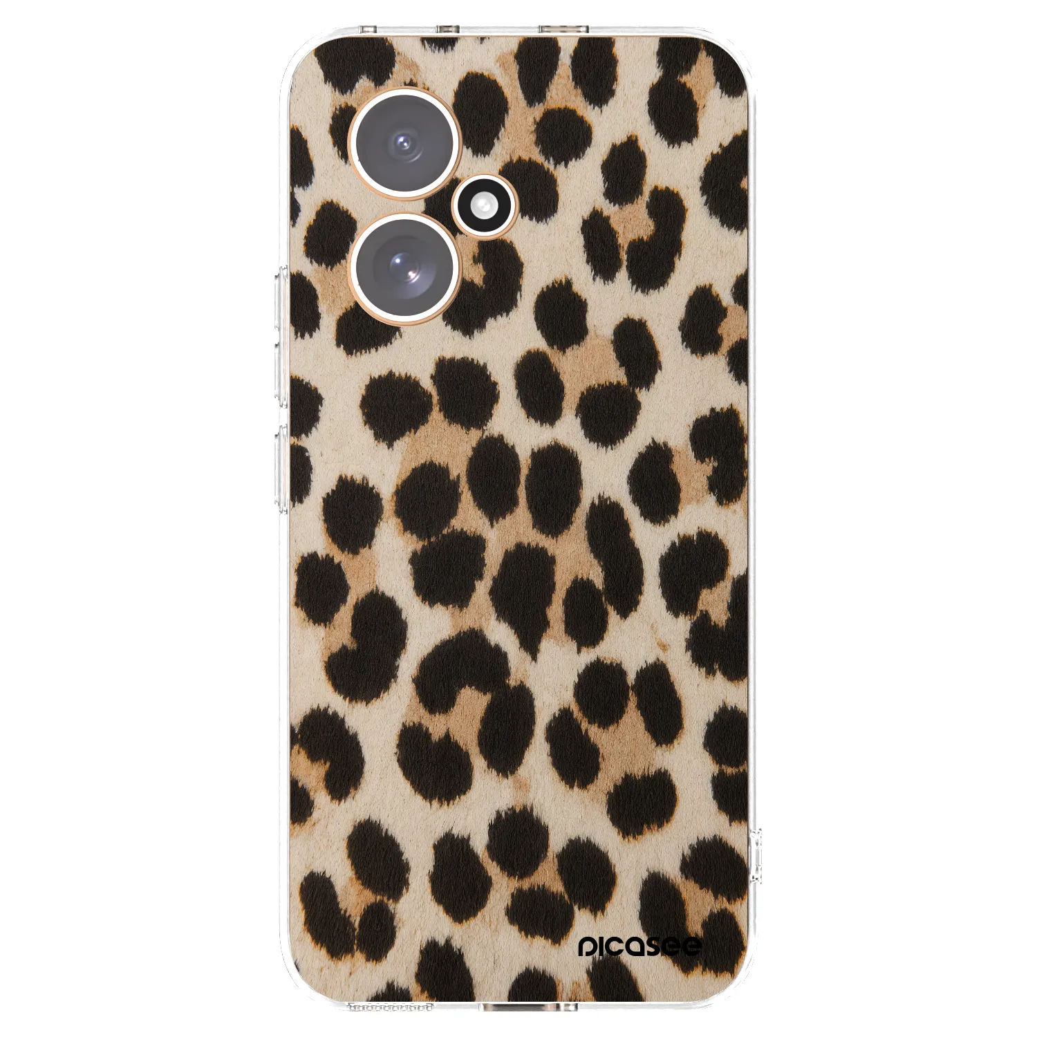 Picasee silikonski prozorni ovitek za Honor 400 5G - Brown Tiger