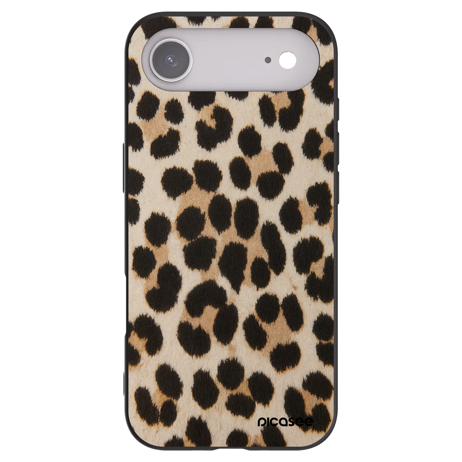 Picasee silikonski črni ovitek za Apple iPhone Air - Brown Tiger