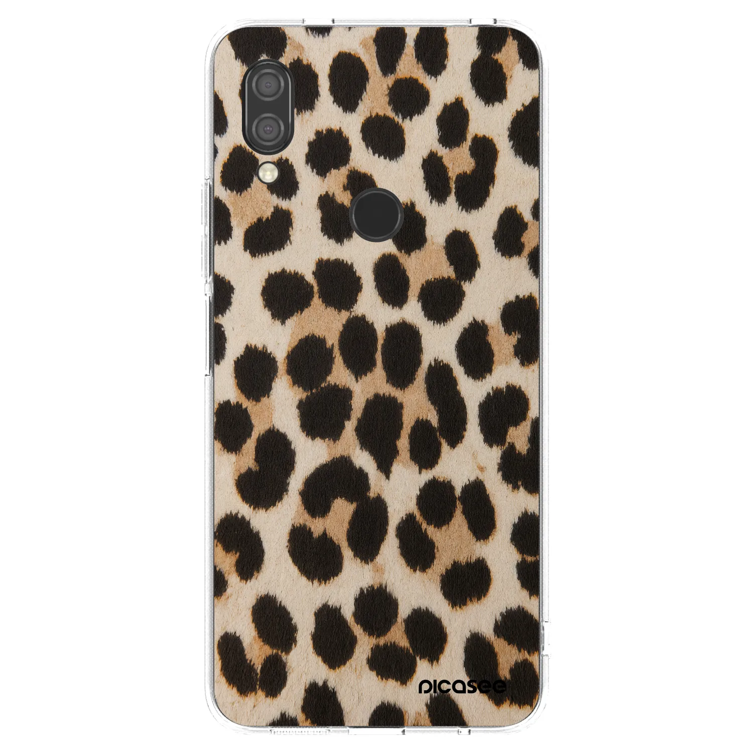 Picasee silikonski prozorni ovitek za Xiaomi Redmi 7 - Brown Tiger