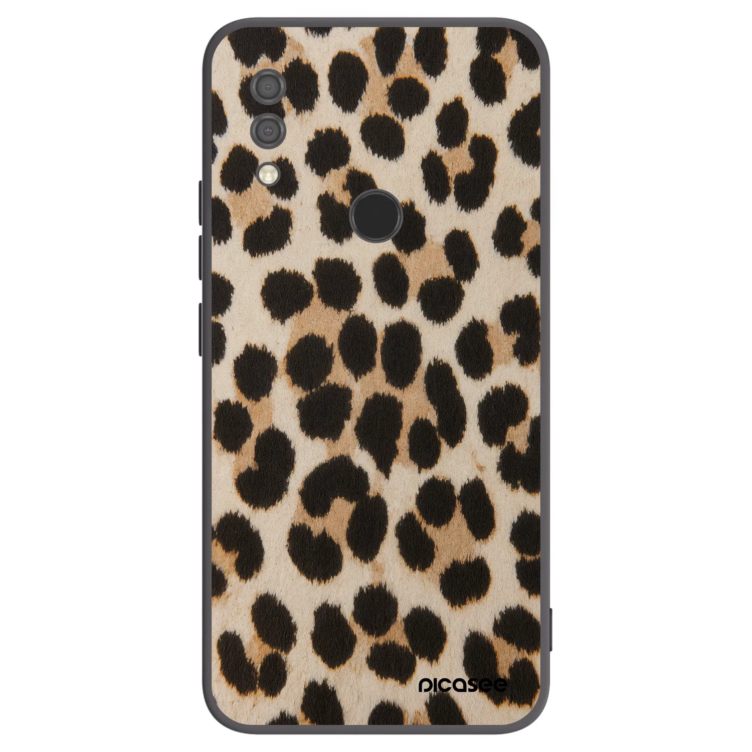 Picasee silikonski črni ovitek za Xiaomi Redmi 7 - Brown Tiger