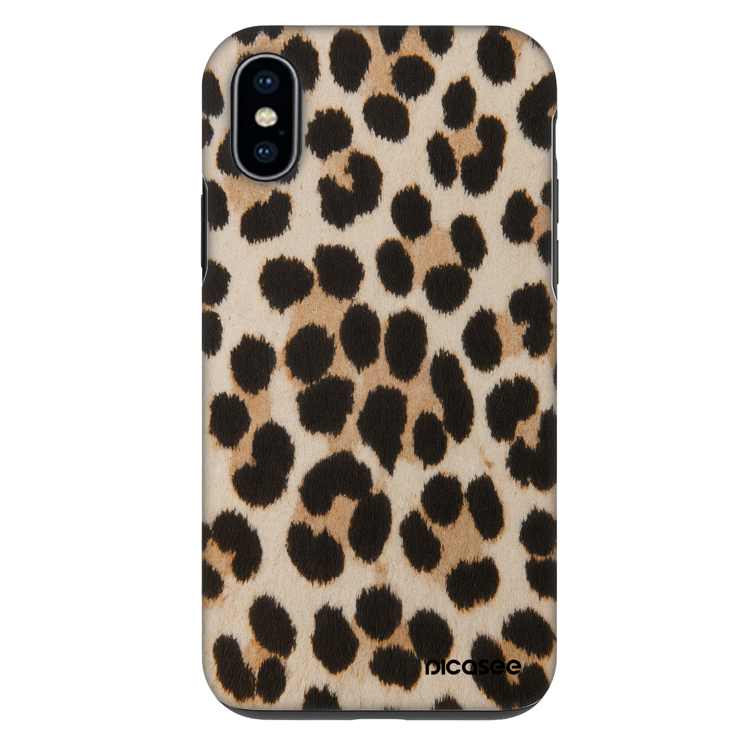 Picasee Fashion Case za Apple iPhone X/XS - Brown Tiger