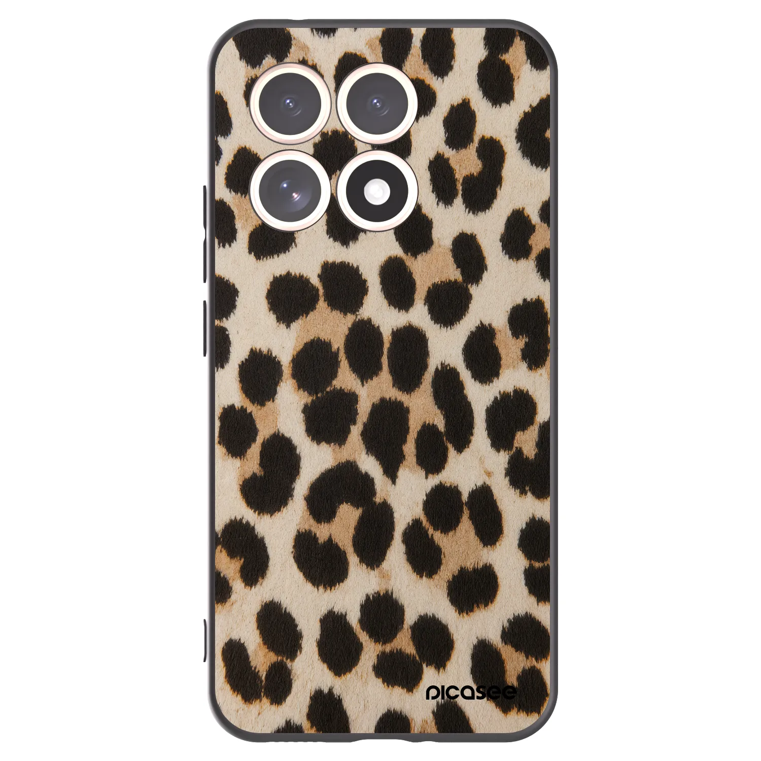 Picasee silikonski črni ovitek za Xiaomi 15T - Brown Tiger