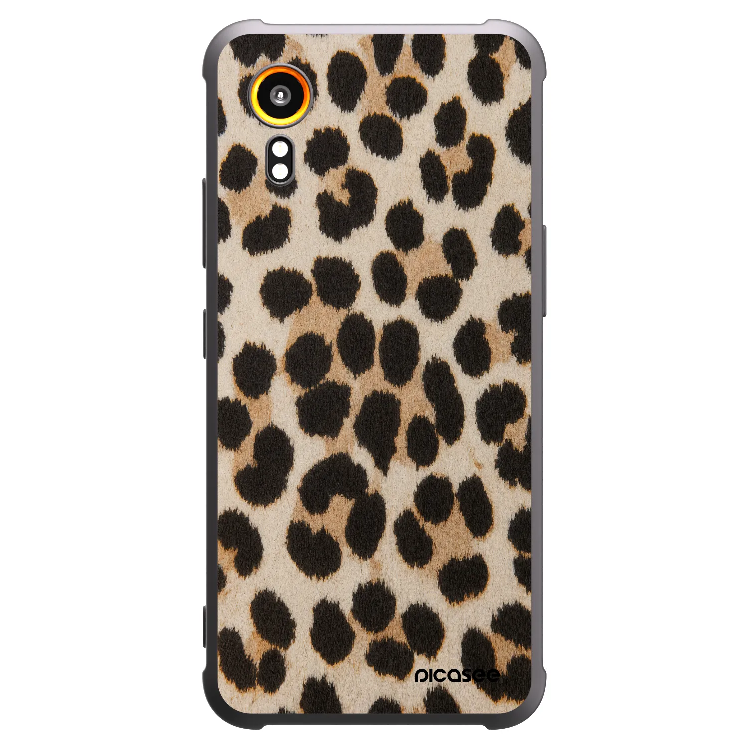Picasee silikonski črni ovitek za Samsung Galaxy Xcover 7 - Brown Tiger