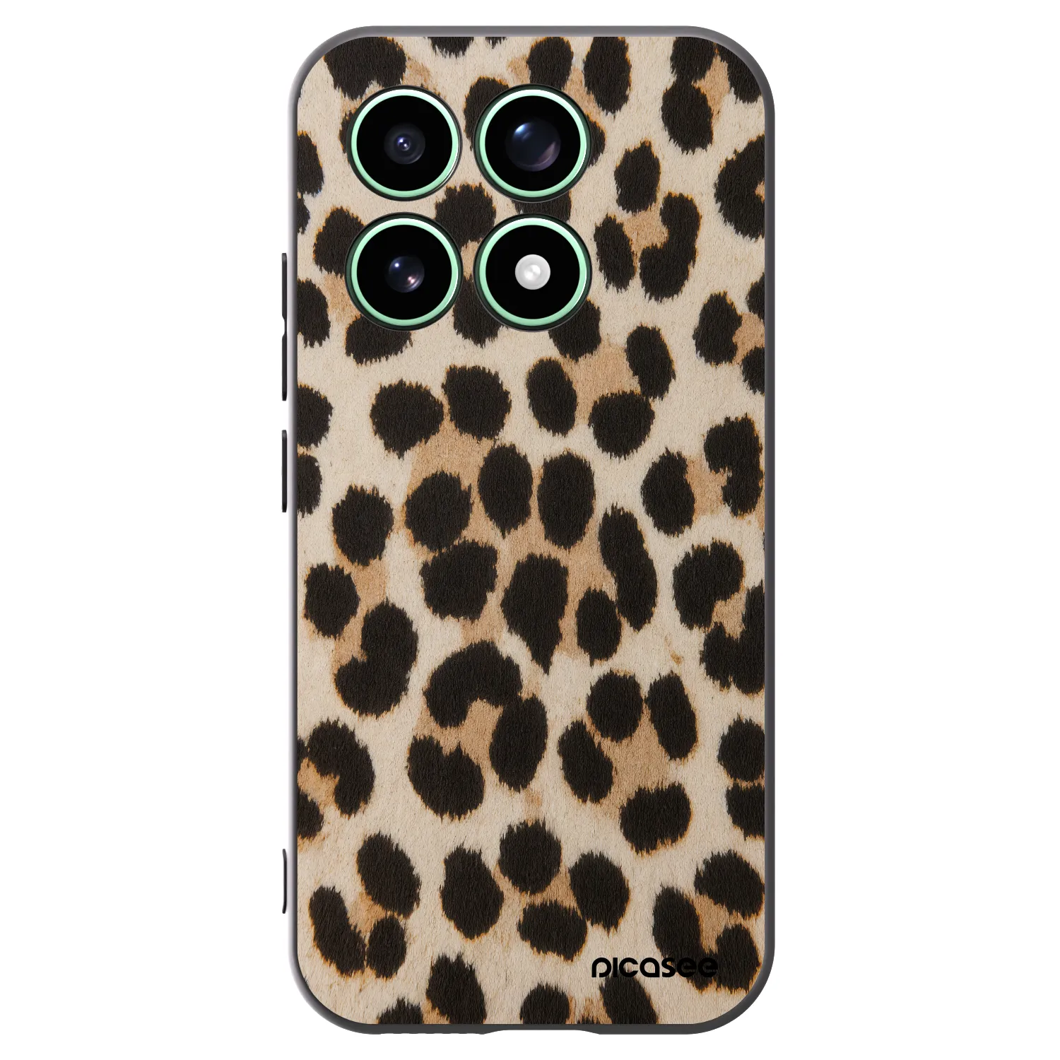 Picasee silikonski črni ovitek za Xiaomi 17 - Brown Tiger