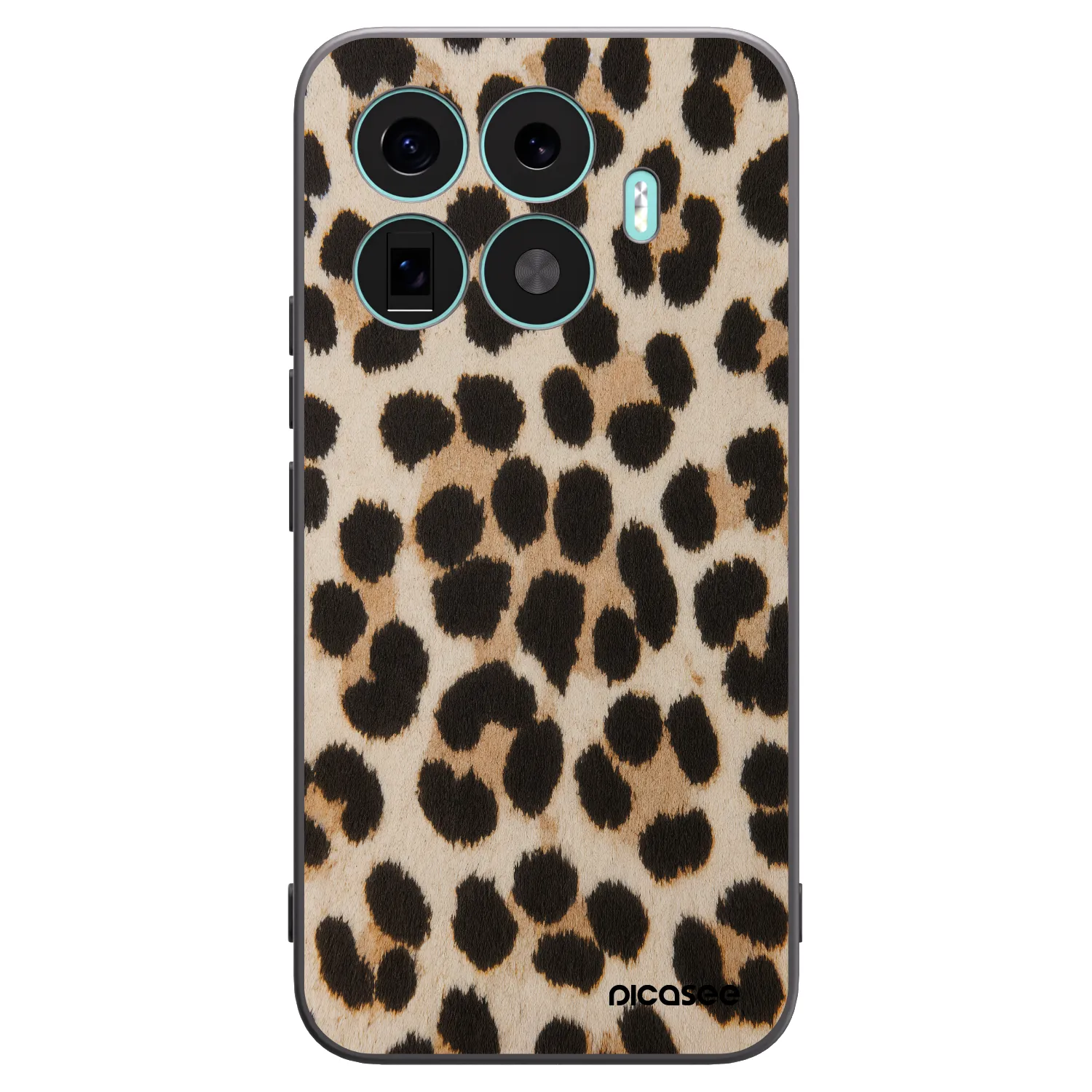 Picasee silikonski črni ovitek za Xiaomi 17T Pro - Brown Tiger