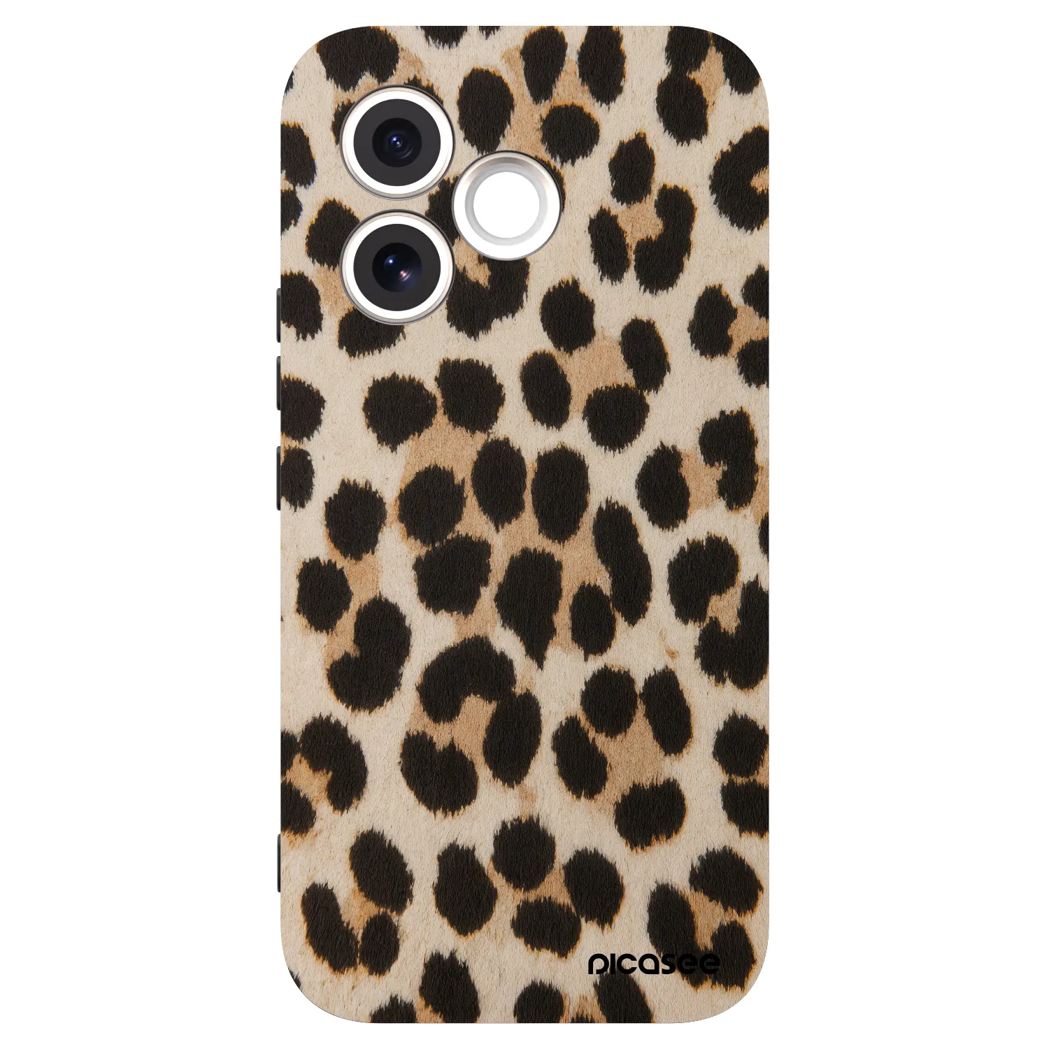 Picasee silikonski črni ovitek za Honor 600 Lite - Brown Tiger