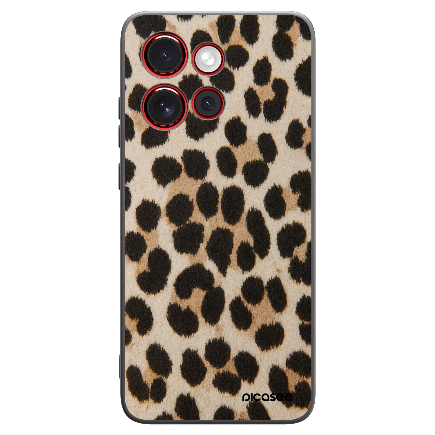 Picasee silikonski črni ovitek za Motorola Edge 60 Neo 5G - Brown Tiger