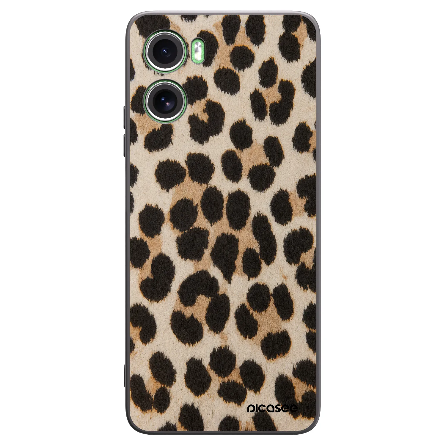Picasee silikonski črni ovitek za Motorola Moto G06 - Brown Tiger