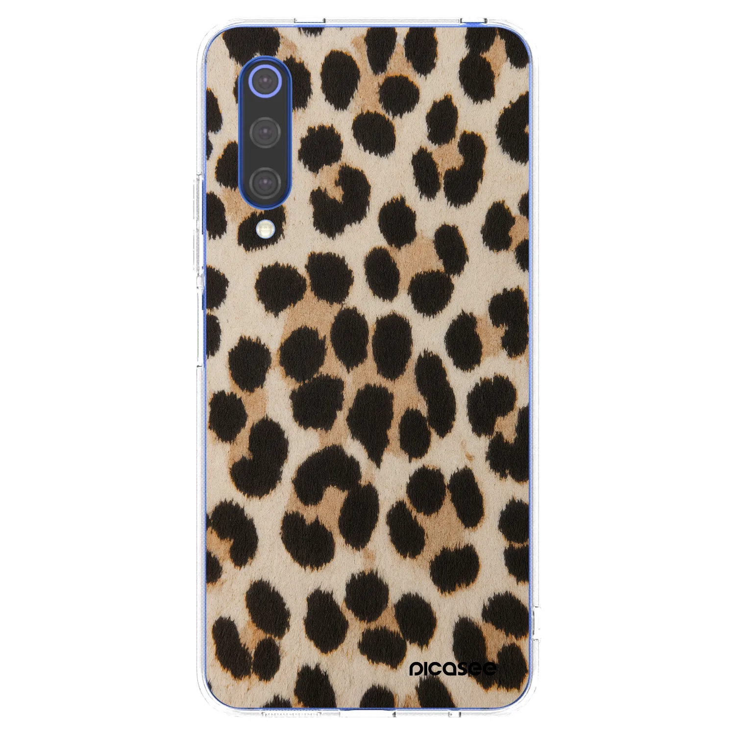 Picasee silikonski prozorni ovitek za Xiaomi Mi 9 SE - Brown Tiger