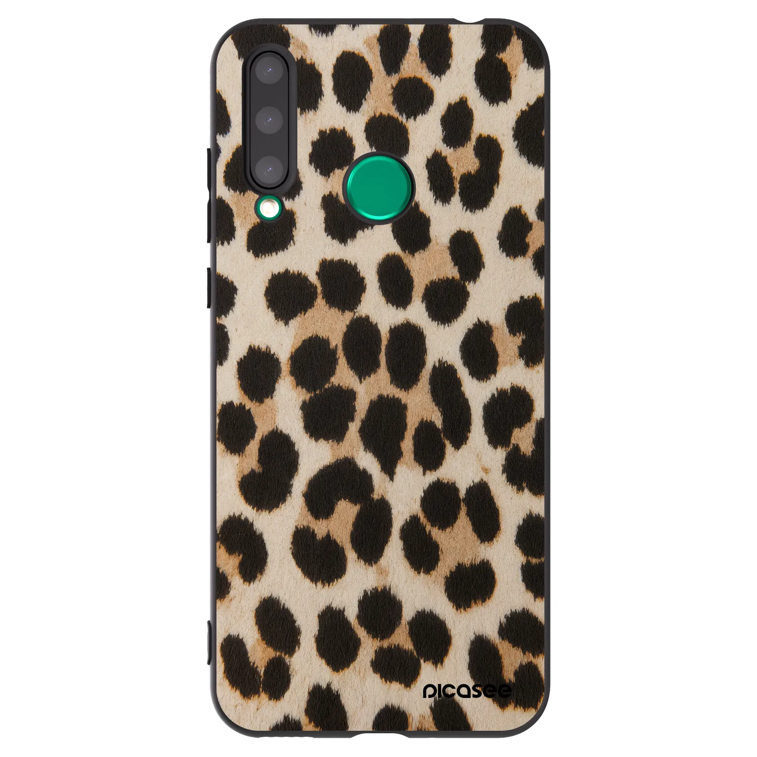 Picasee silikonski črni ovitek za Honor 20 Lite - Brown Tiger