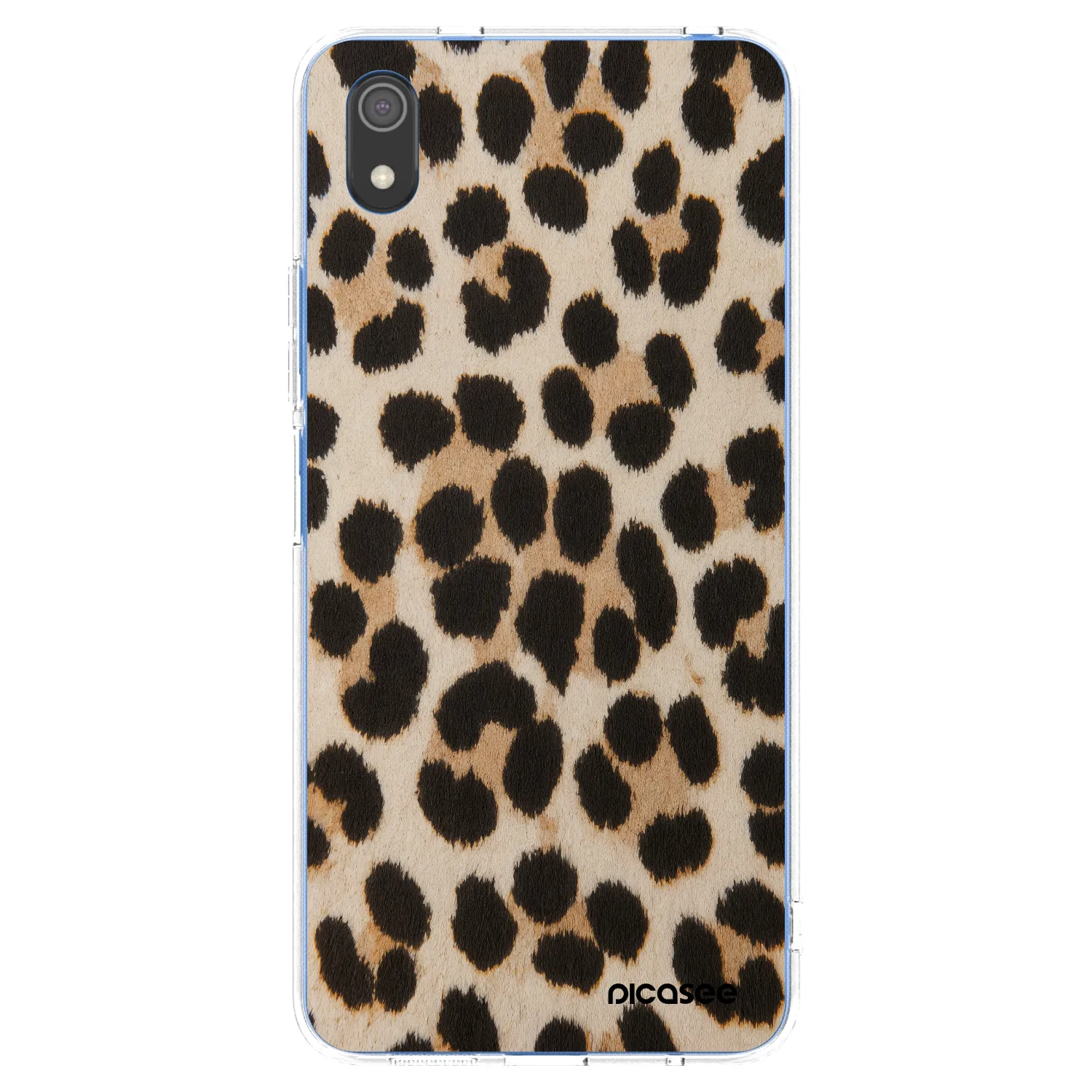 Picasee silikonski prozorni ovitek za Xiaomi Redmi 7A - Brown Tiger
