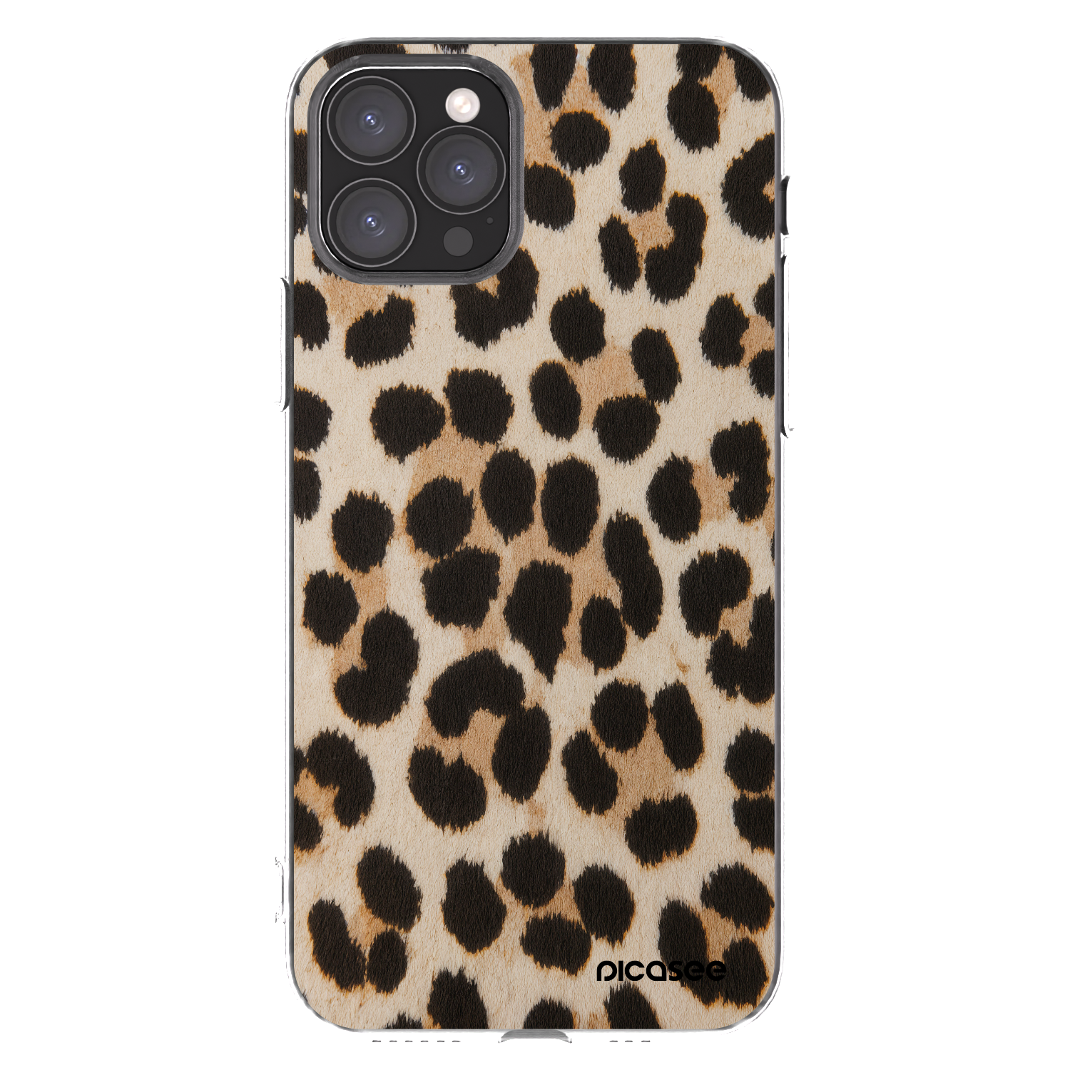Picasee silikonski prozorni ovitek za Apple iPhone 11 Pro - Brown Tiger
