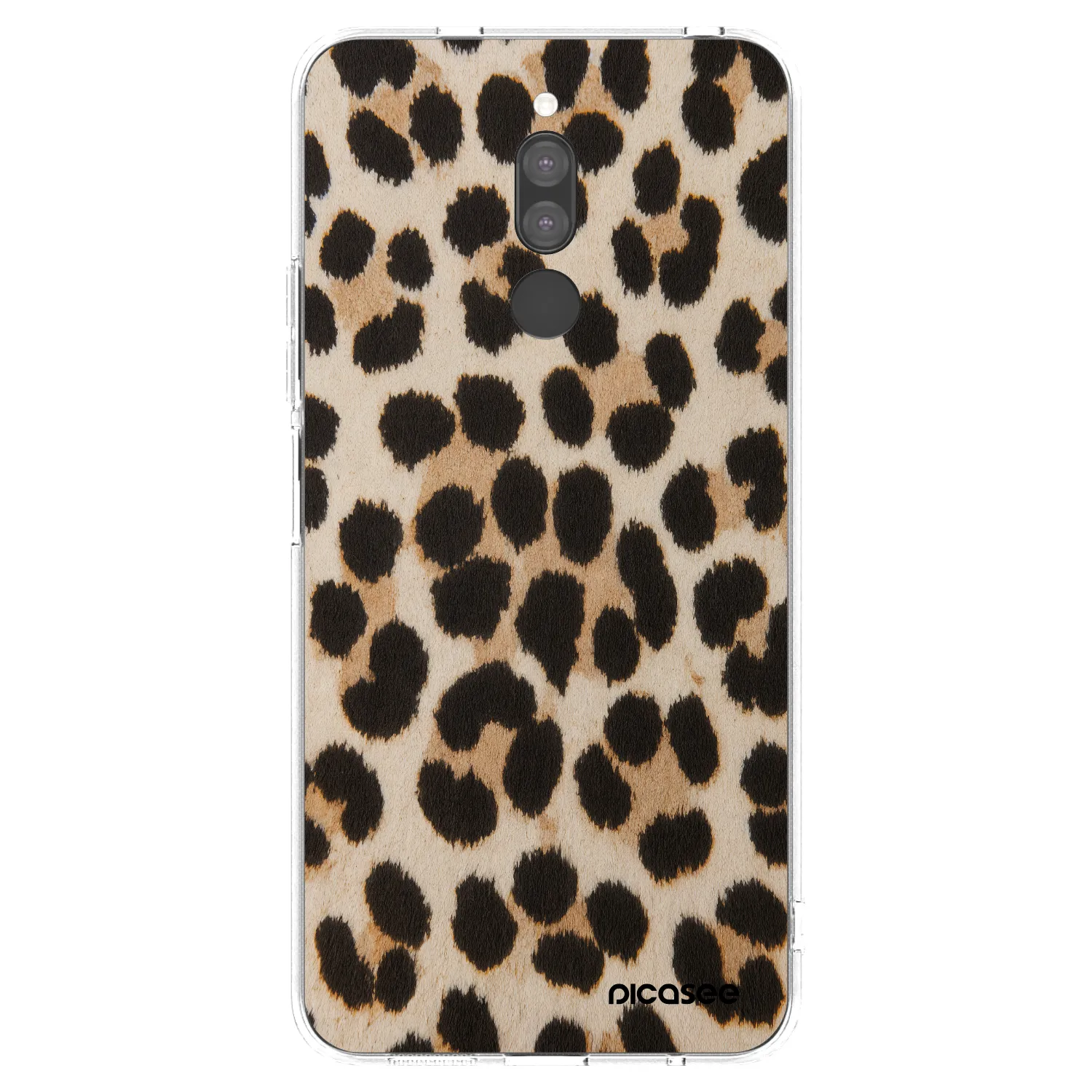 Picasee silikonski prozorni ovitek za Xiaomi Redmi 8 - Brown Tiger