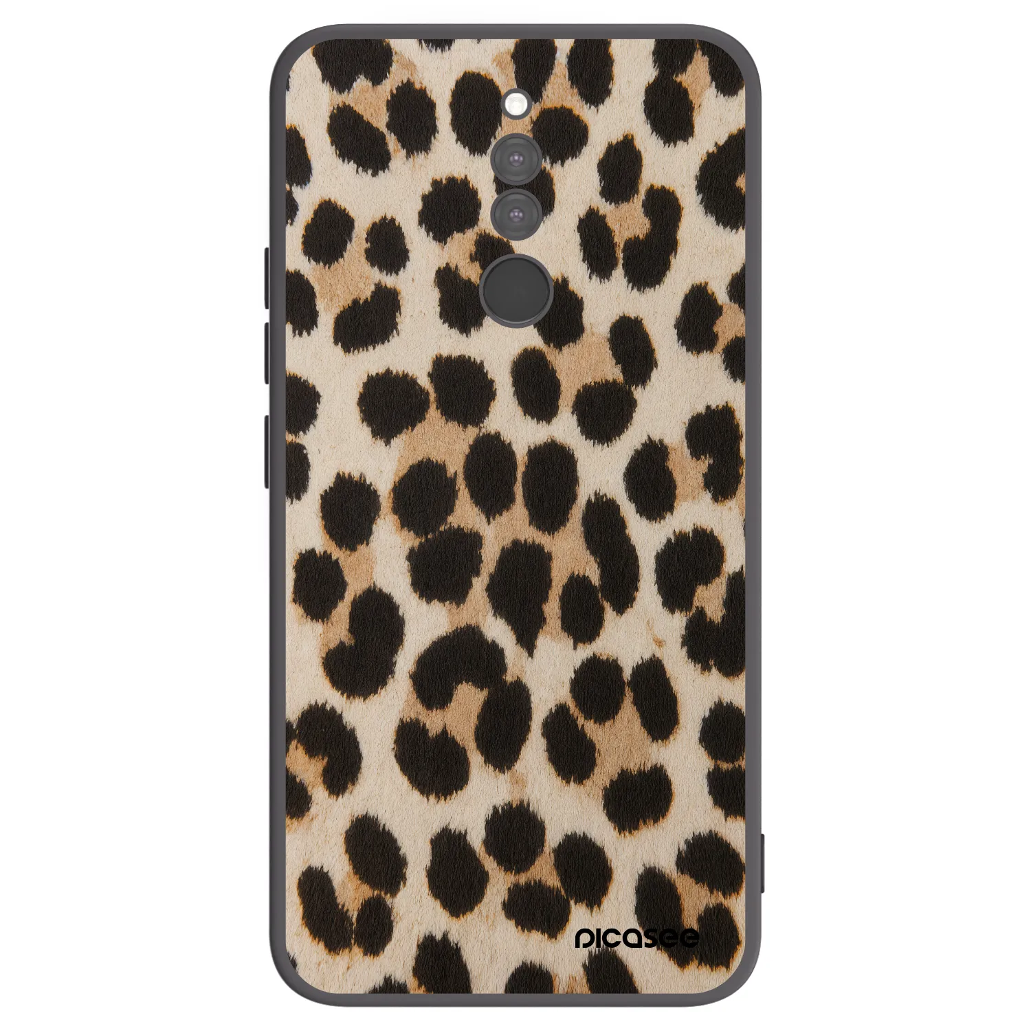 Picasee silikonski črni ovitek za Xiaomi Redmi 8 - Brown Tiger