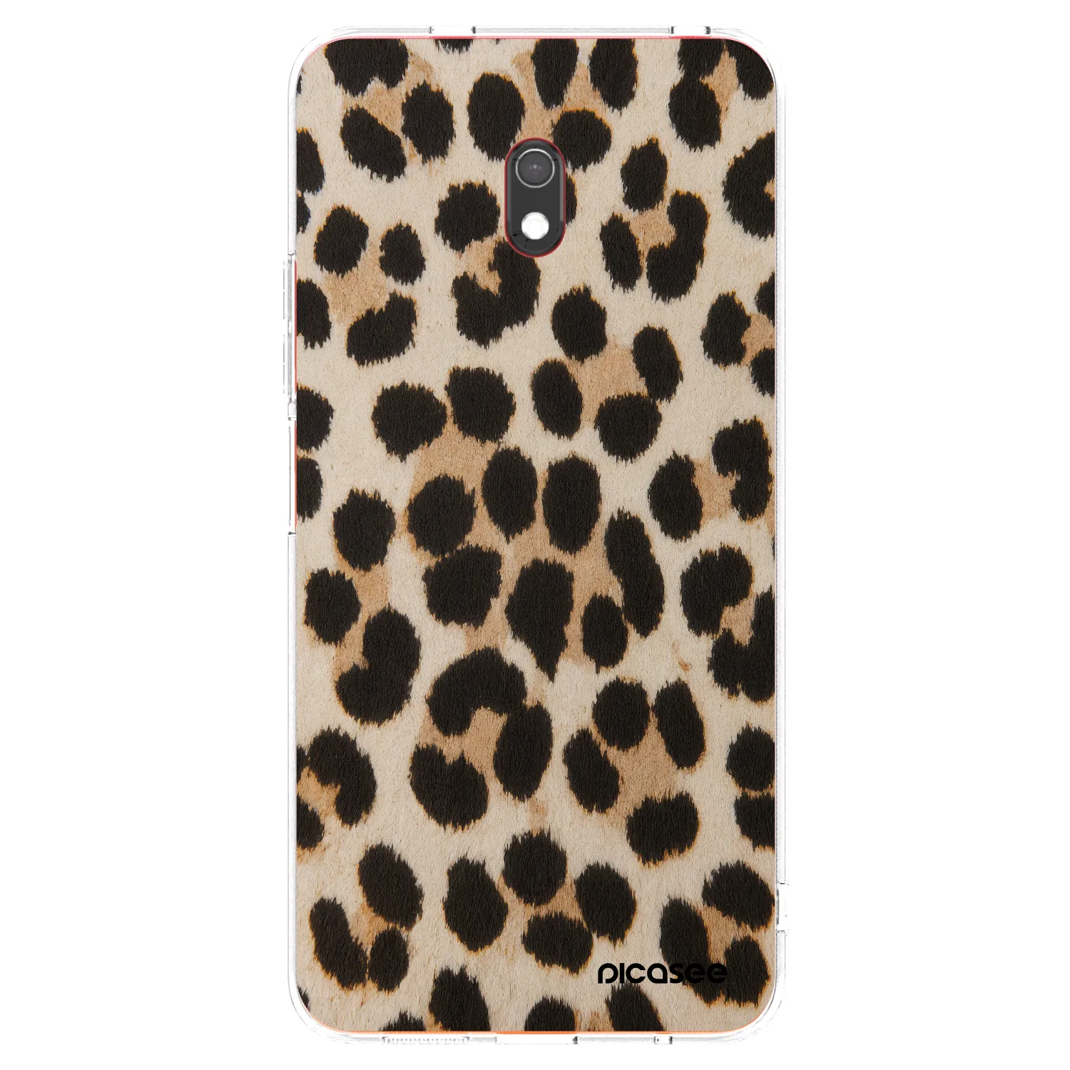 Picasee silikonski prozorni ovitek za Xiaomi Redmi 8A - Brown Tiger