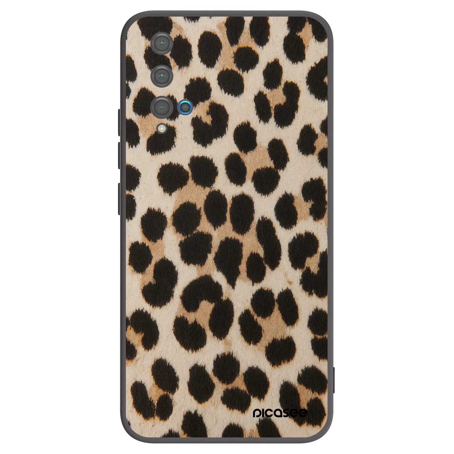 Picasee silikonski črni ovitek za Huawei Nova 5T - Brown Tiger