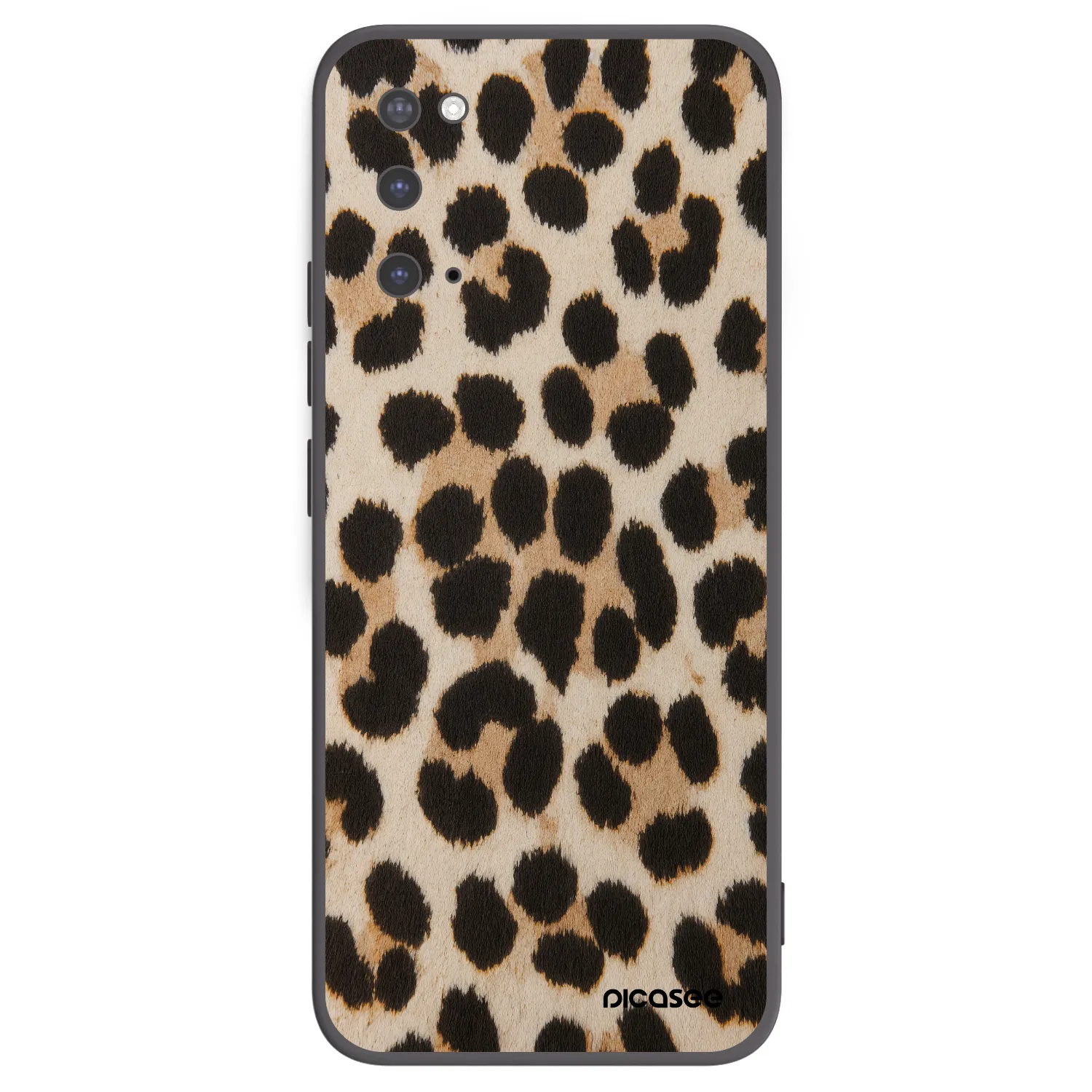 Picasee silikonski črni ovitek za Samsung Galaxy S20 G980F - Brown Tiger