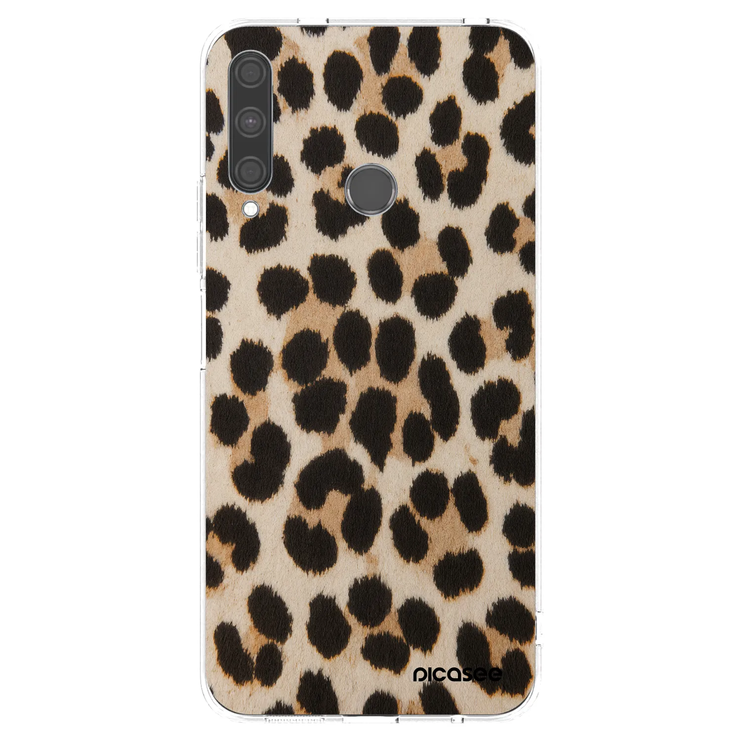 Picasee silikonski prozorni ovitek za Huawei P40 Lite E - Brown Tiger