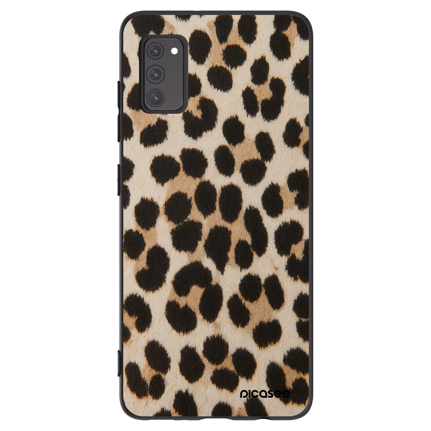 Picasee silikonski črni ovitek za Samsung Galaxy A41 A415F - Brown Tiger