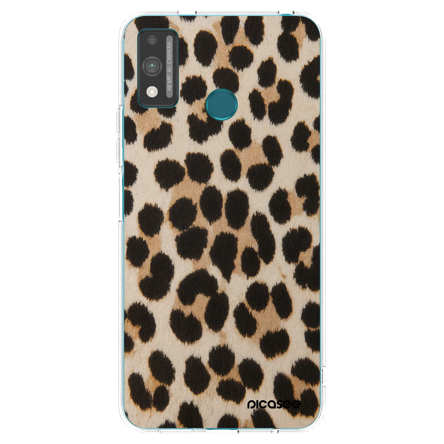 Picasee silikonski prozorni ovitek za Honor 9X Lite - Brown Tiger
