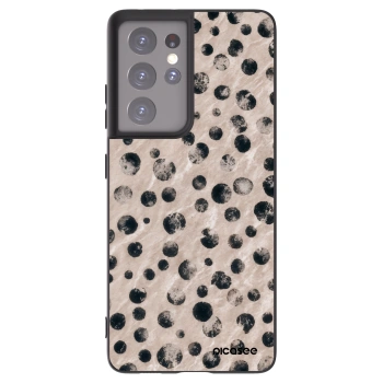 Picasee silikonski črni ovitek za Samsung Galaxy S21 Ultra 5G G998B - Inked