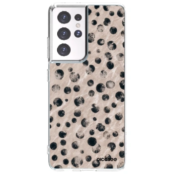 Picasee silikonski prozorni ovitek za Samsung Galaxy S21 Ultra 5G G998B - Inked