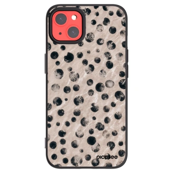 Picasee silikonski črni ovitek za Apple iPhone 13 - Inked