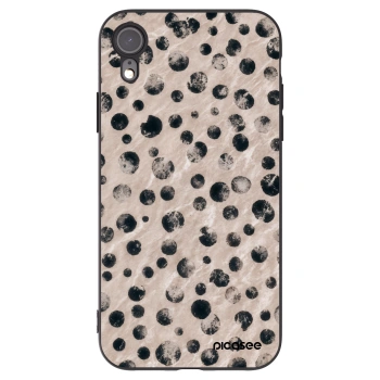 Picasee silikonski črni ovitek za Apple iPhone XR - Inked