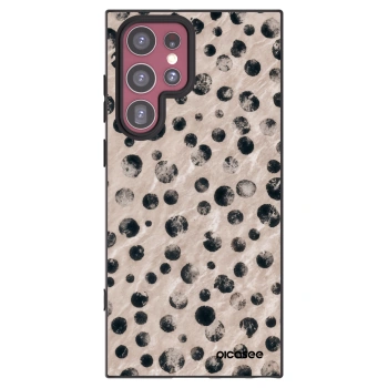 Picasee silikonski črni ovitek za Samsung Galaxy S22 Ultra 5G - Inked