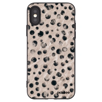 Picasee silikonski črni ovitek za Apple iPhone X/XS - Inked