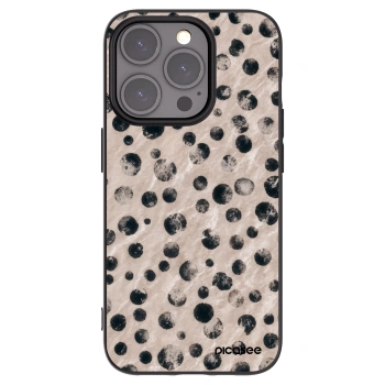 Picasee silikonski črni ovitek za Apple iPhone 15 Pro - Inked