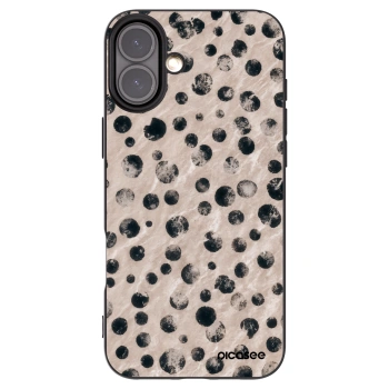 Picasee silikonski črni ovitek za Apple iPhone 16 Plus - Inked