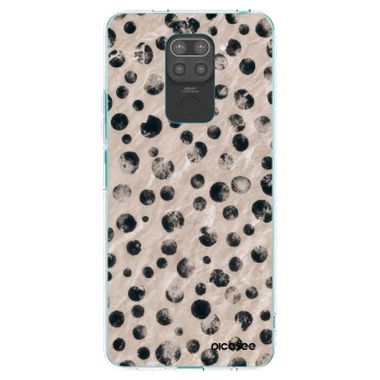 Picasee silikonski črni ovitek za Xiaomi Redmi Note 9 - Inked