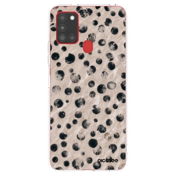 Picasee silikonski prozorni ovitek za Samsung Galaxy A21s - Inked