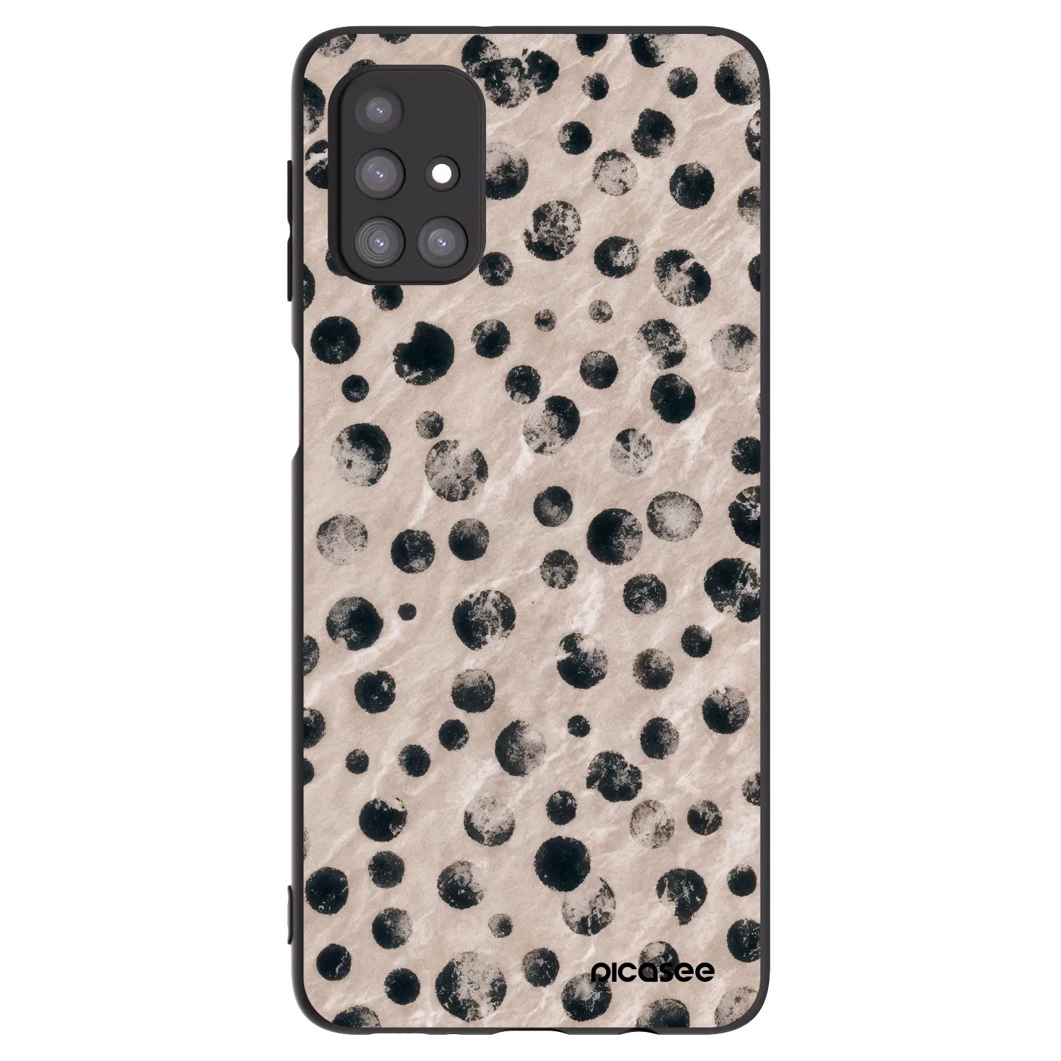 Picasee silikonski črni ovitek za Samsung Galaxy M31s - Inked