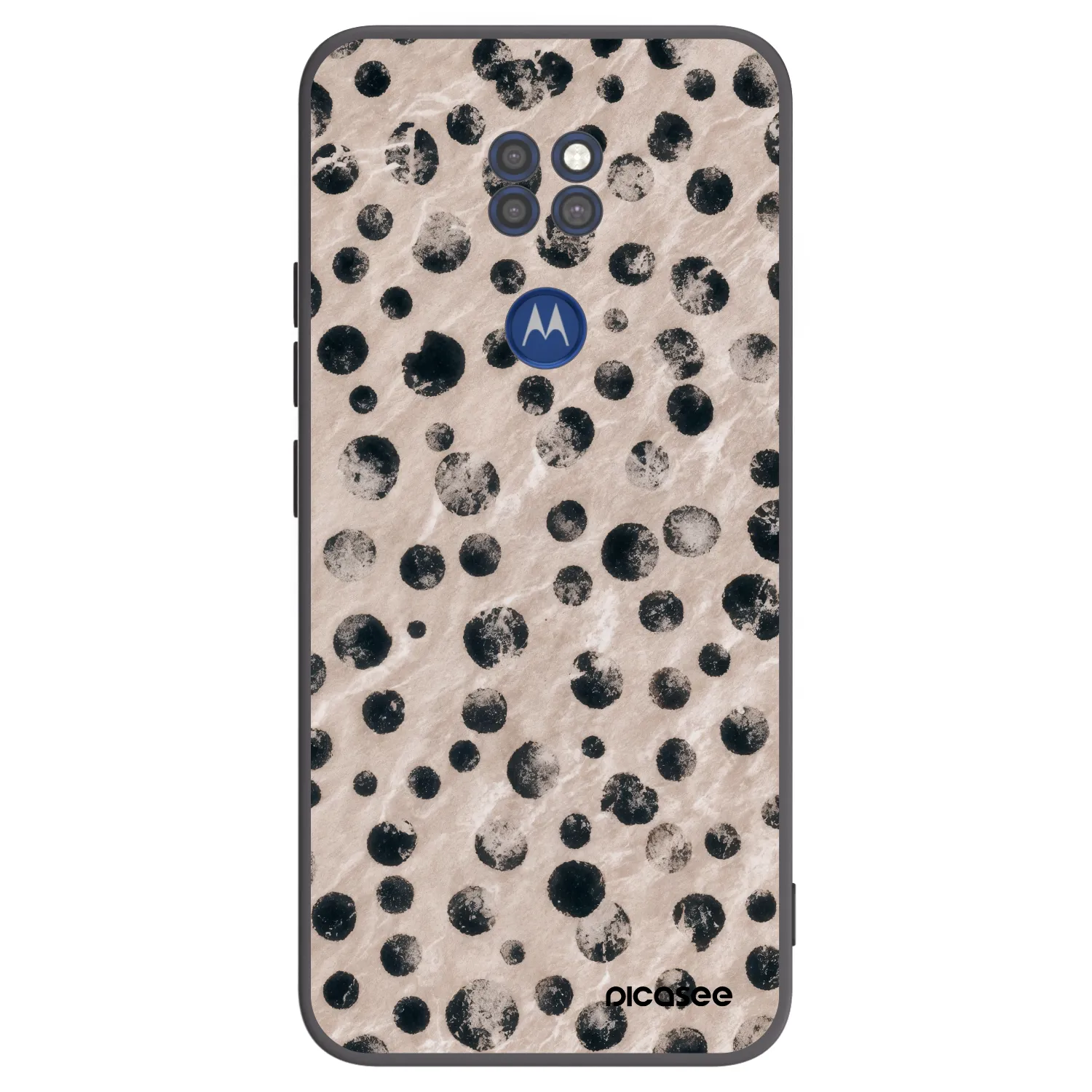 Picasee silikonski črni ovitek za Motorola Moto G9 Play - Inked